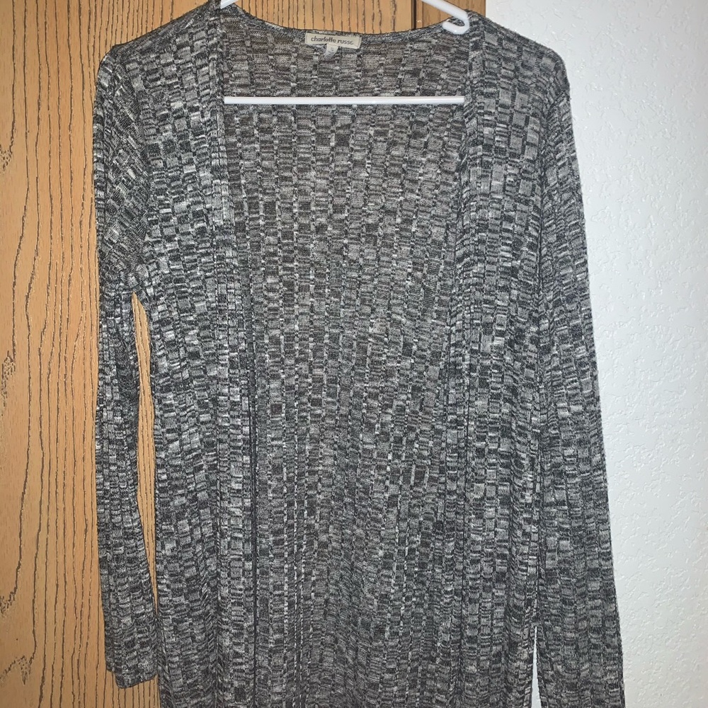 Charlotte Russe Women’s Grey Cardigan